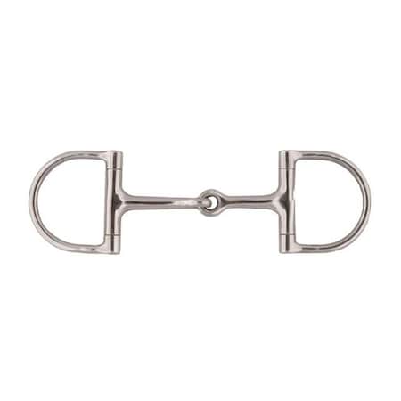 Jacks 25544-4-1-2 4.5 in. Jointed Mouth Dee Ring Snaffle Bit 25544-4-1/2